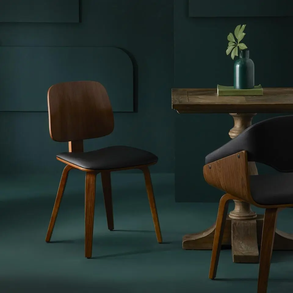 Signature - BRAND Set van 2 stoelen - Zwart - 49,5x48,5x80,5 cm