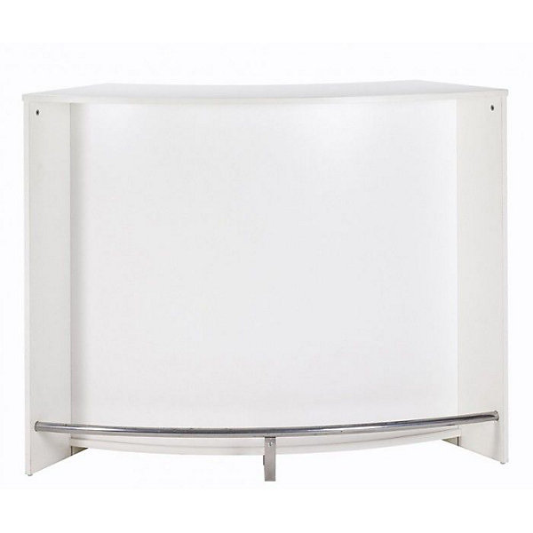 Comptoir bar Beaux Meubles Pas Chers blanc 134,5x55,3x104,8 cm