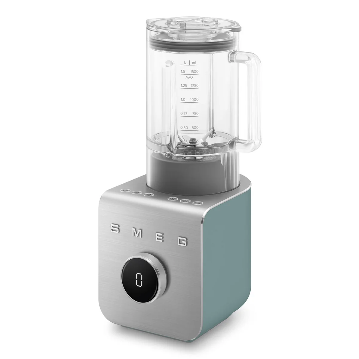 Smeg - High Performance Standmixer 1,5 l (BLC02), Aluminium / smaragdgrün matt