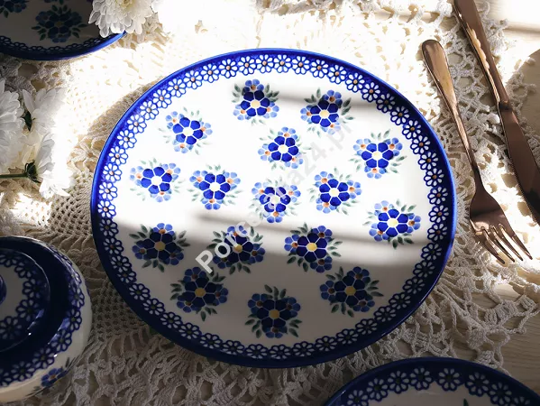 Talerz płytki 26 cm Bolesławiec - Altmańska Polana gat. I