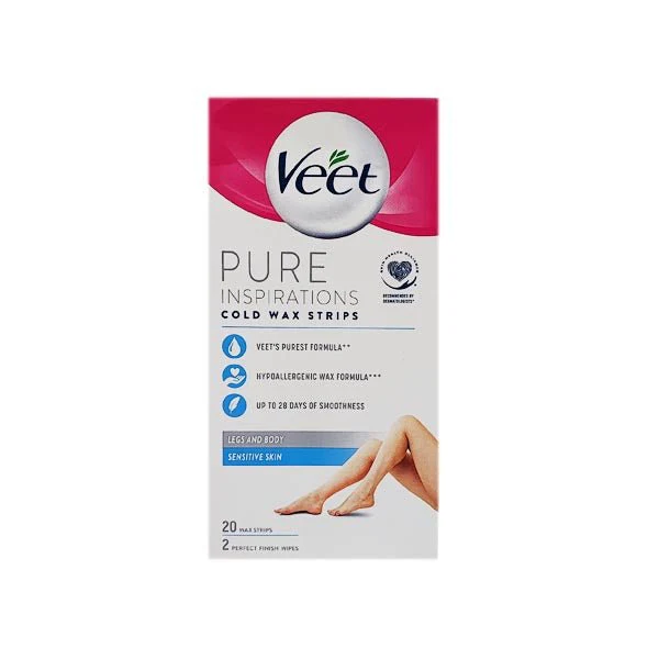 Veet Pure Cold Wax Strips 20PK