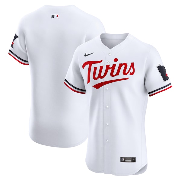 Minnesota Twins Nike Home Elite Jersey - White