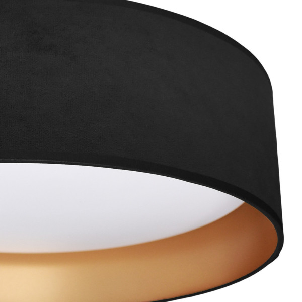Plafon RONDOokrągły czarno-złoty-biały LED 1x18W 40cm 2200lm IP20 Milagro