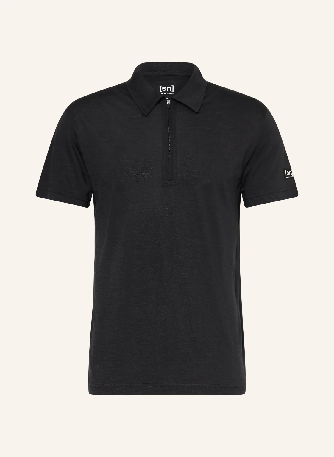 super.natural Funktions-Poloshirt mit Merinowolle