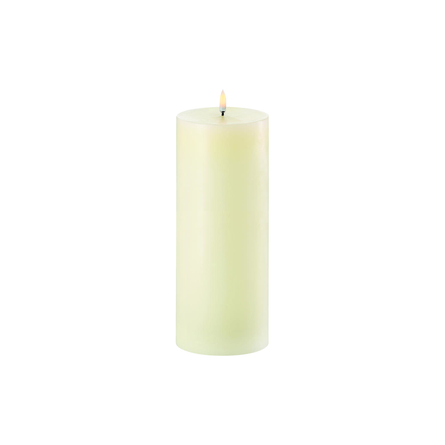 LED Pillar Candle 25 cm, ivory