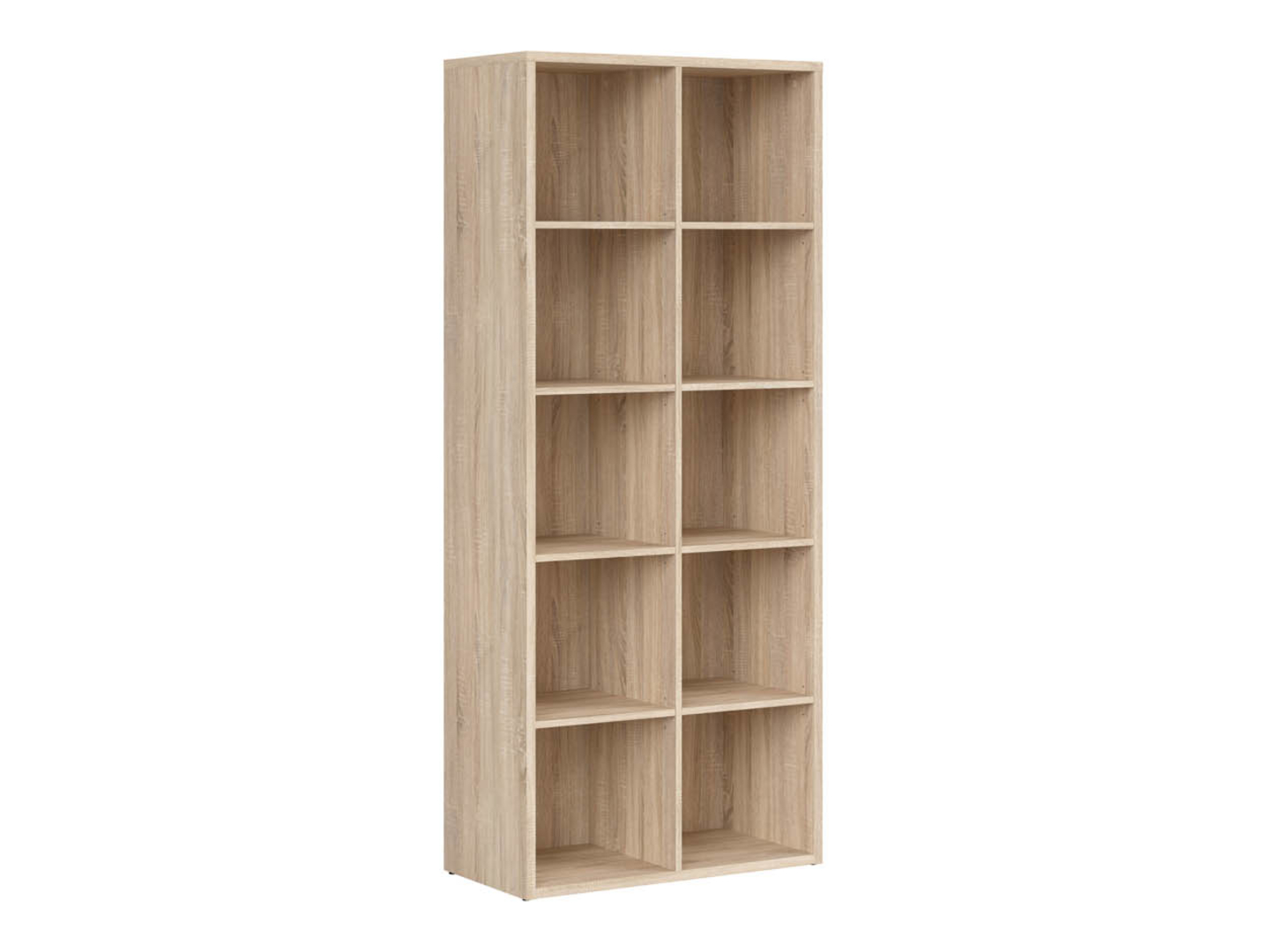 Regał Nepo Plus 77 cm z 10 półkami dąb sonoma