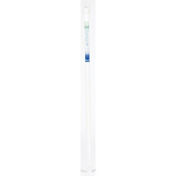 Zenna Home Shower Curtain Rod 72 in. L White