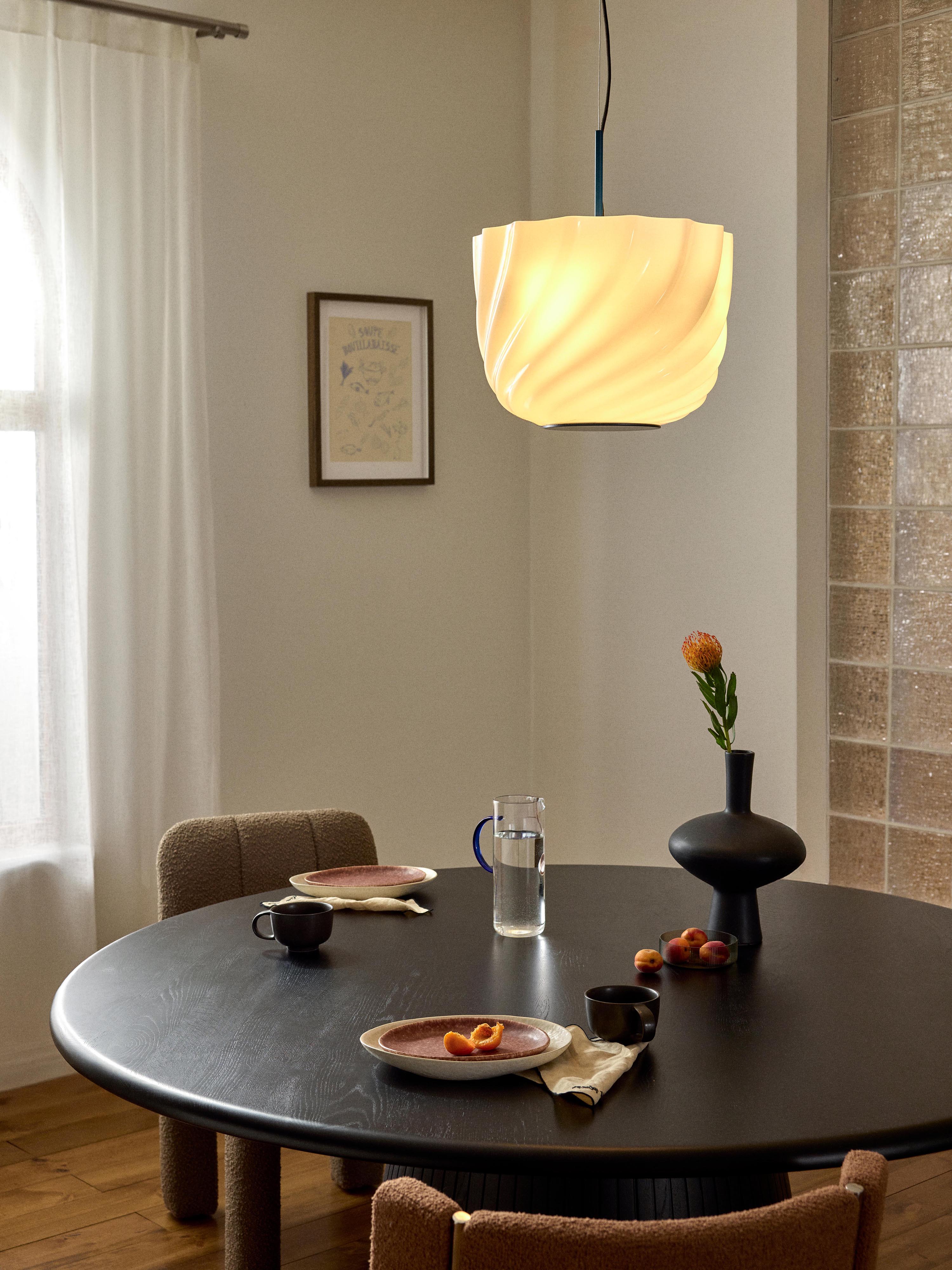 Pendelleuchte Anya in Blau