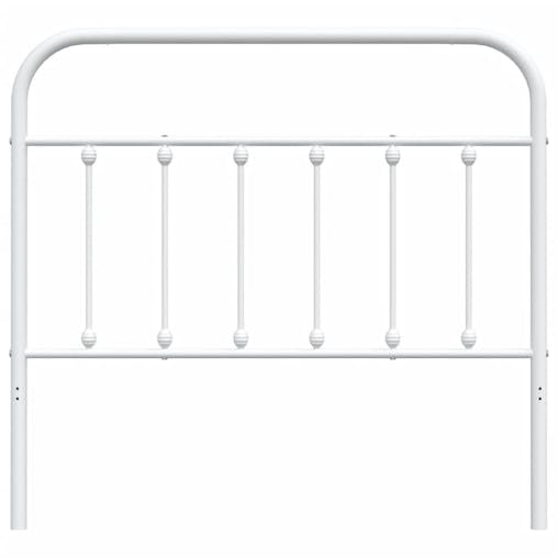 NNEVL Metal Headboard White 107 cm