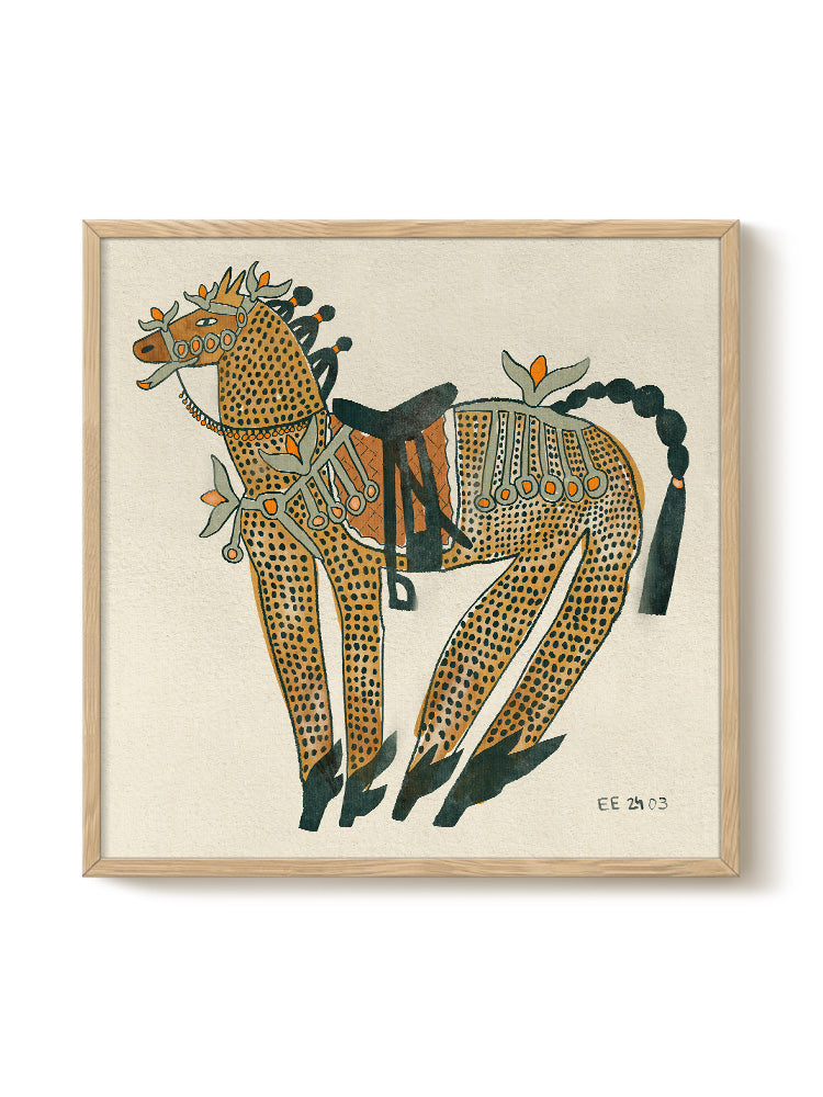 Enikő Eged - Scythian spotted horse - PSTR studio Kunst Poster