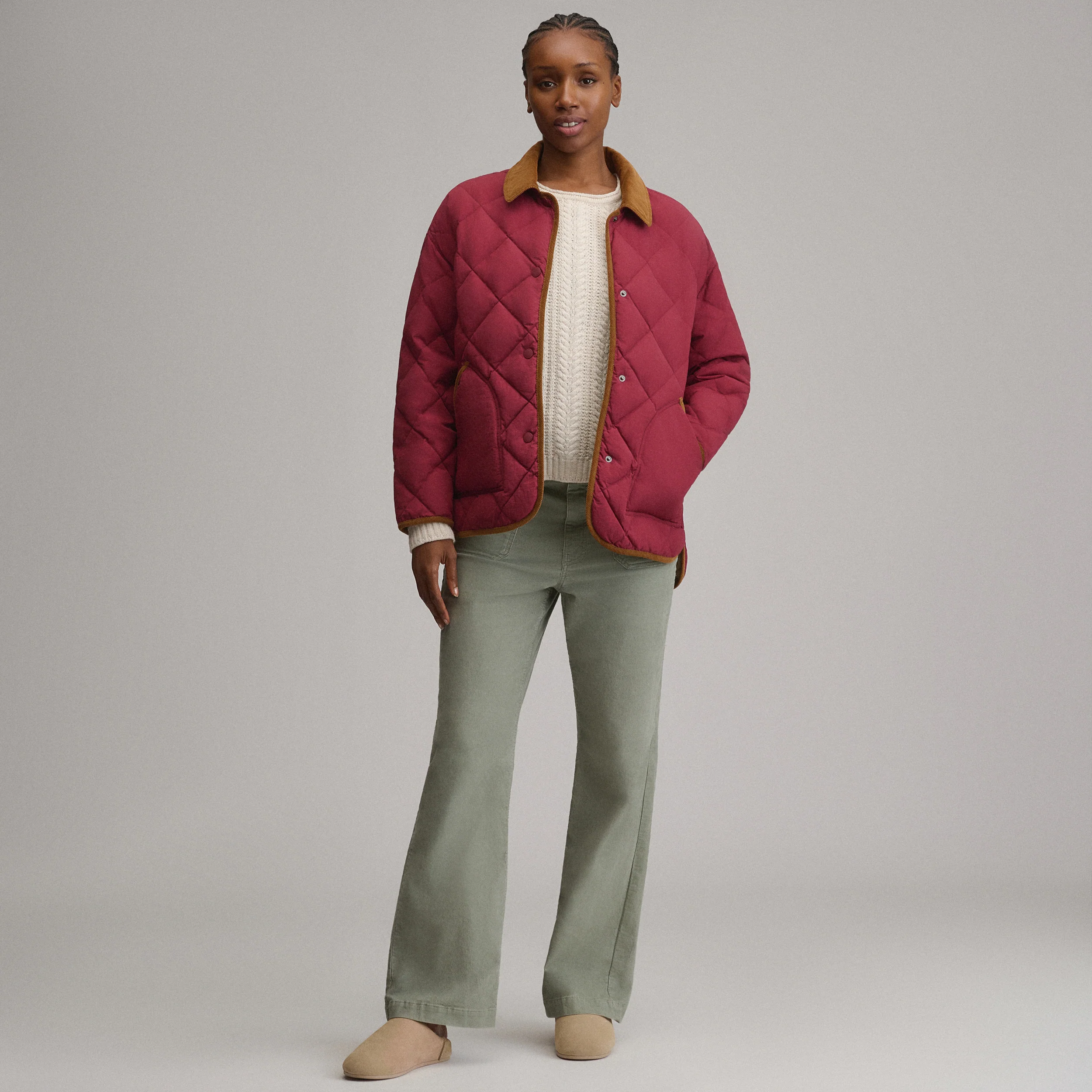 Women's Insulated Long Barn Coat