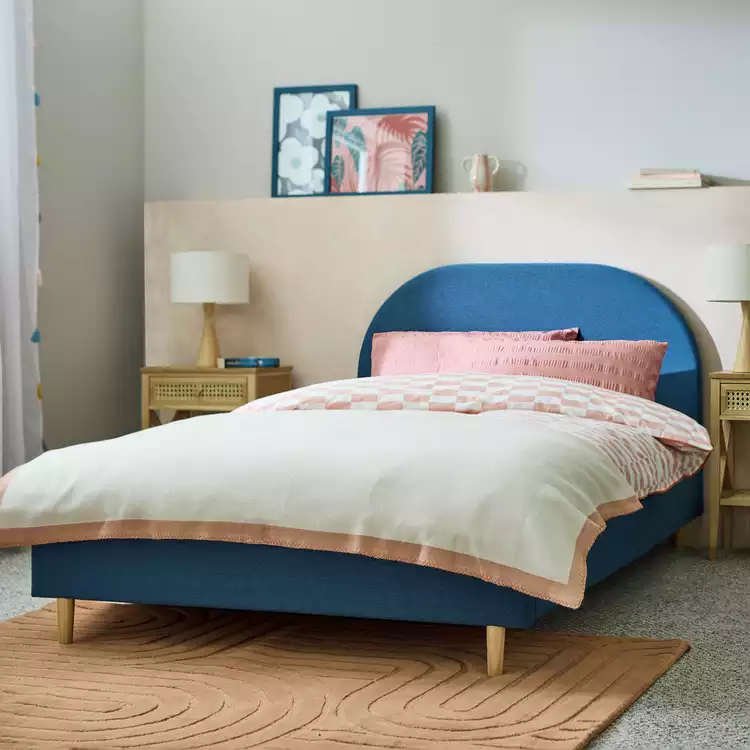 Habitat Olivia Small Double Bed Frame - Blue
