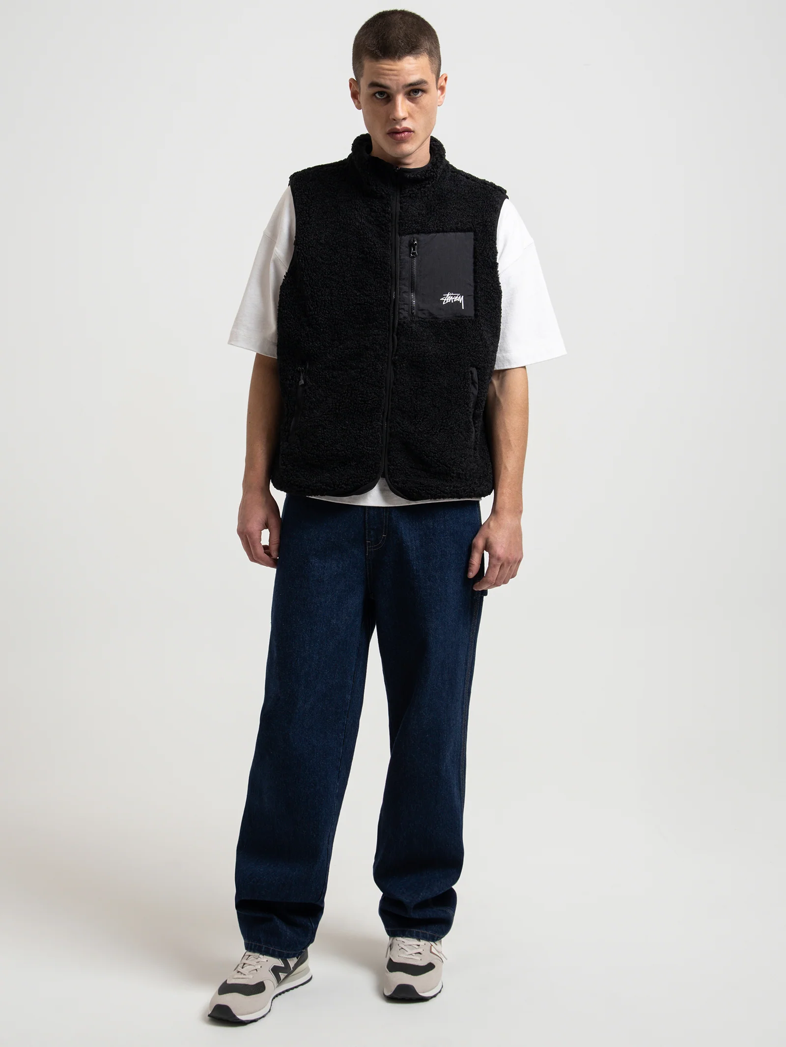Reversible Stock Sherpa Vest