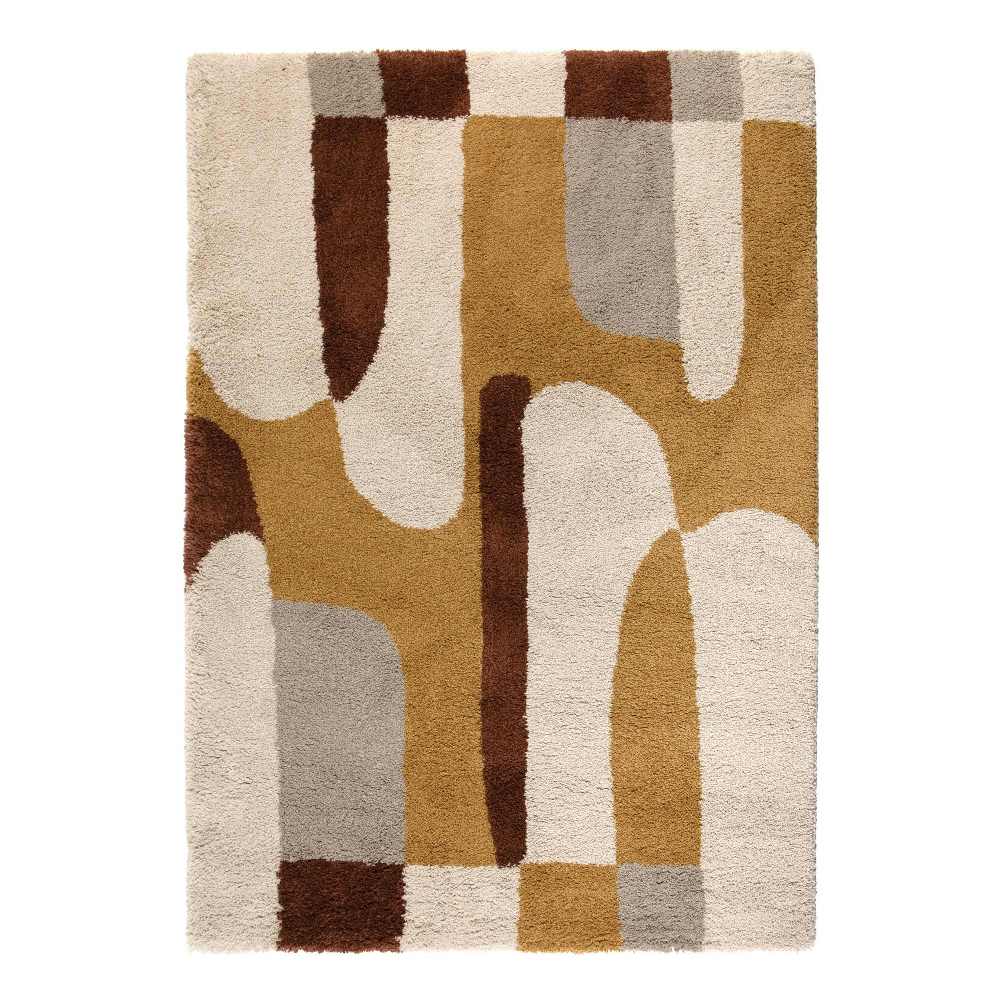 TAHINA - Tapis  en polypropylene multico 120 x 170