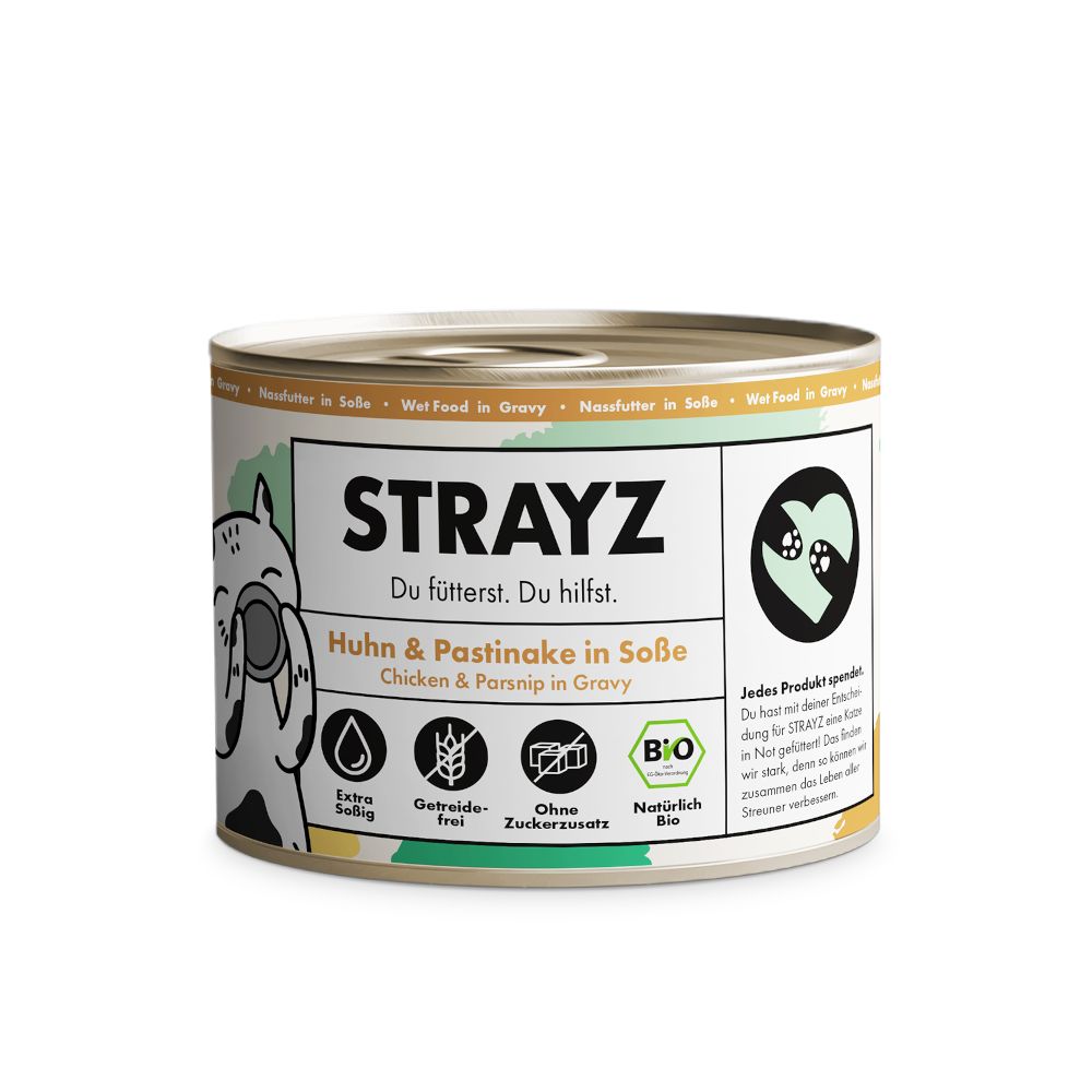 STRAYZ Organic Cat 6 x 200g