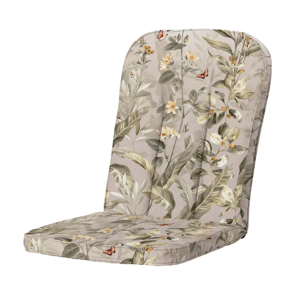 Madison - Tuintstoelkussen Hoge Rug Elisa - Multikleur - 100x48x6cm - Set van 4