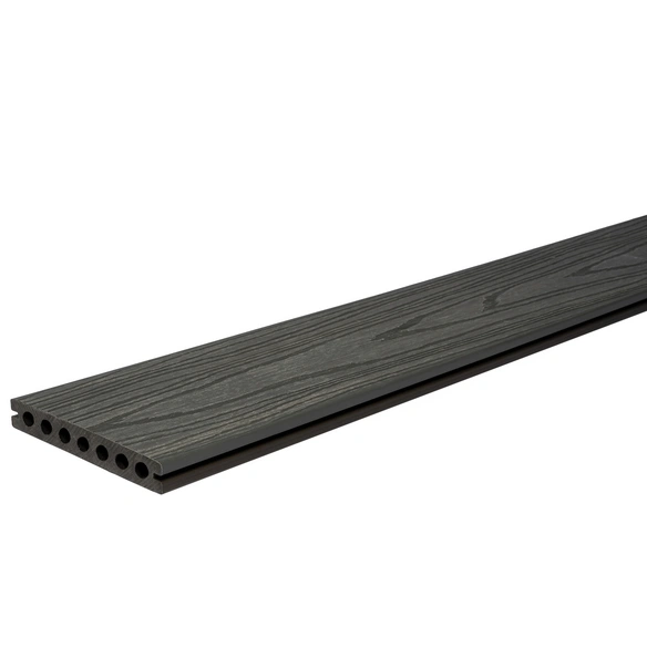 WPC-Terrassendiele, BxHxL: 140 x 22,5 x 3000 mm, co-extrudiert (ummantelt)