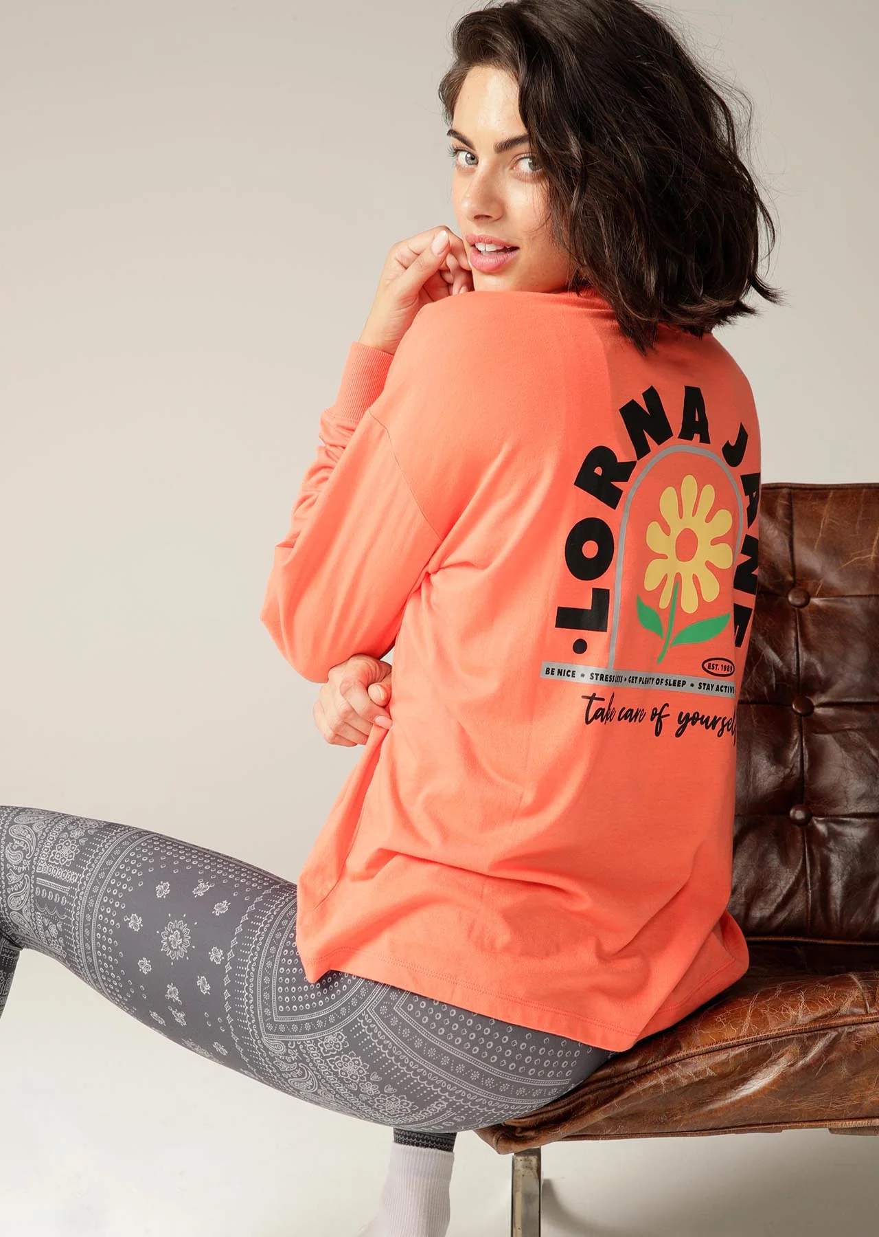 Take Care Oversized Long Sleeve Top
