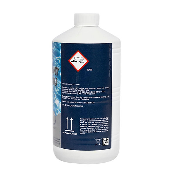 Edg Edenea - Nettoyant Ligne D'Eau Piscine Spa - Bouteille 1 Litre - Action Dégraissante