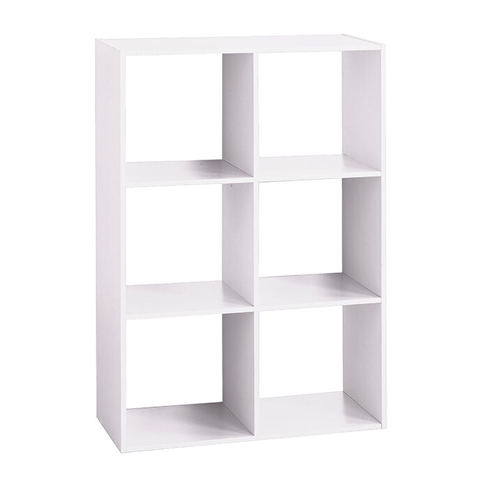 Estante branca para 6 caixas MIXMODUL