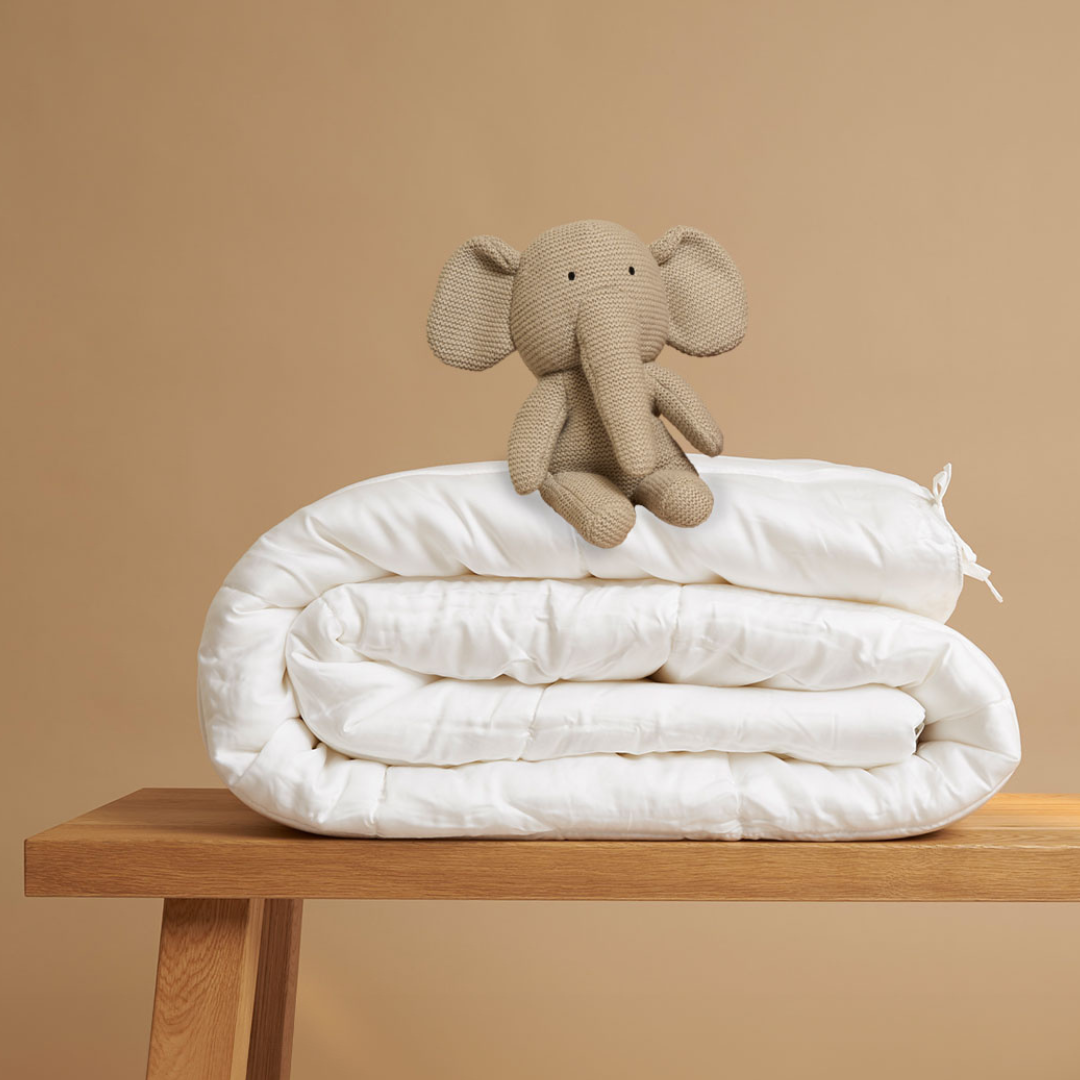 Coco & Cici - Tencel Dekbed 4 Seizoenen 120 x 150 cm - 1 Persoons Beddengoed - Kinderdekbed - Lyocell - Ademend & Extra Zacht - Wit