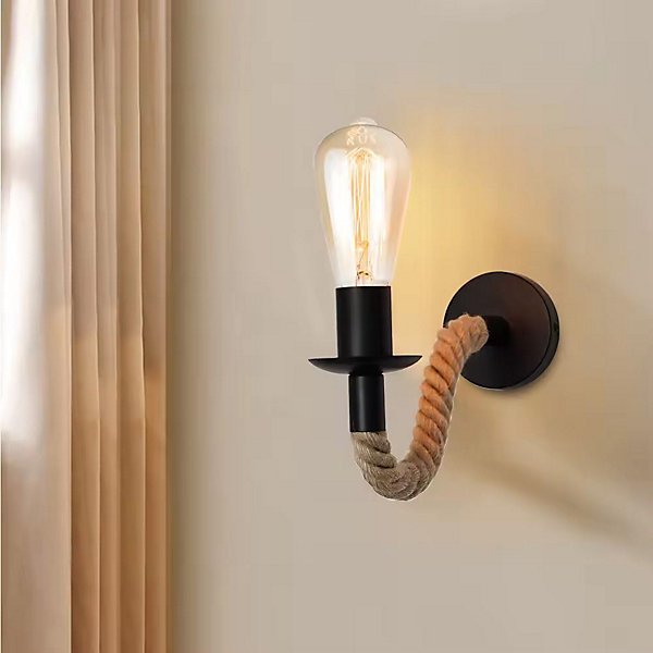 APPLIQUE MURALE APP1466-1W BLACK