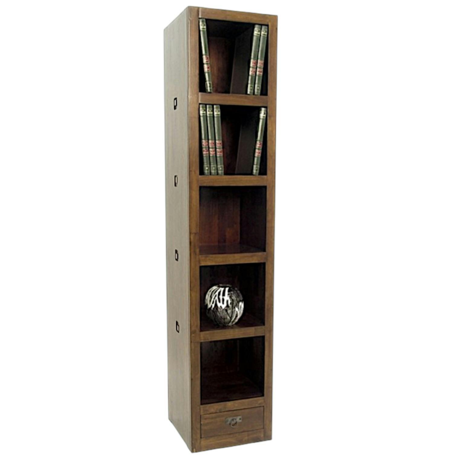 Bibliothèque colonne hévéa H196cm TESSA