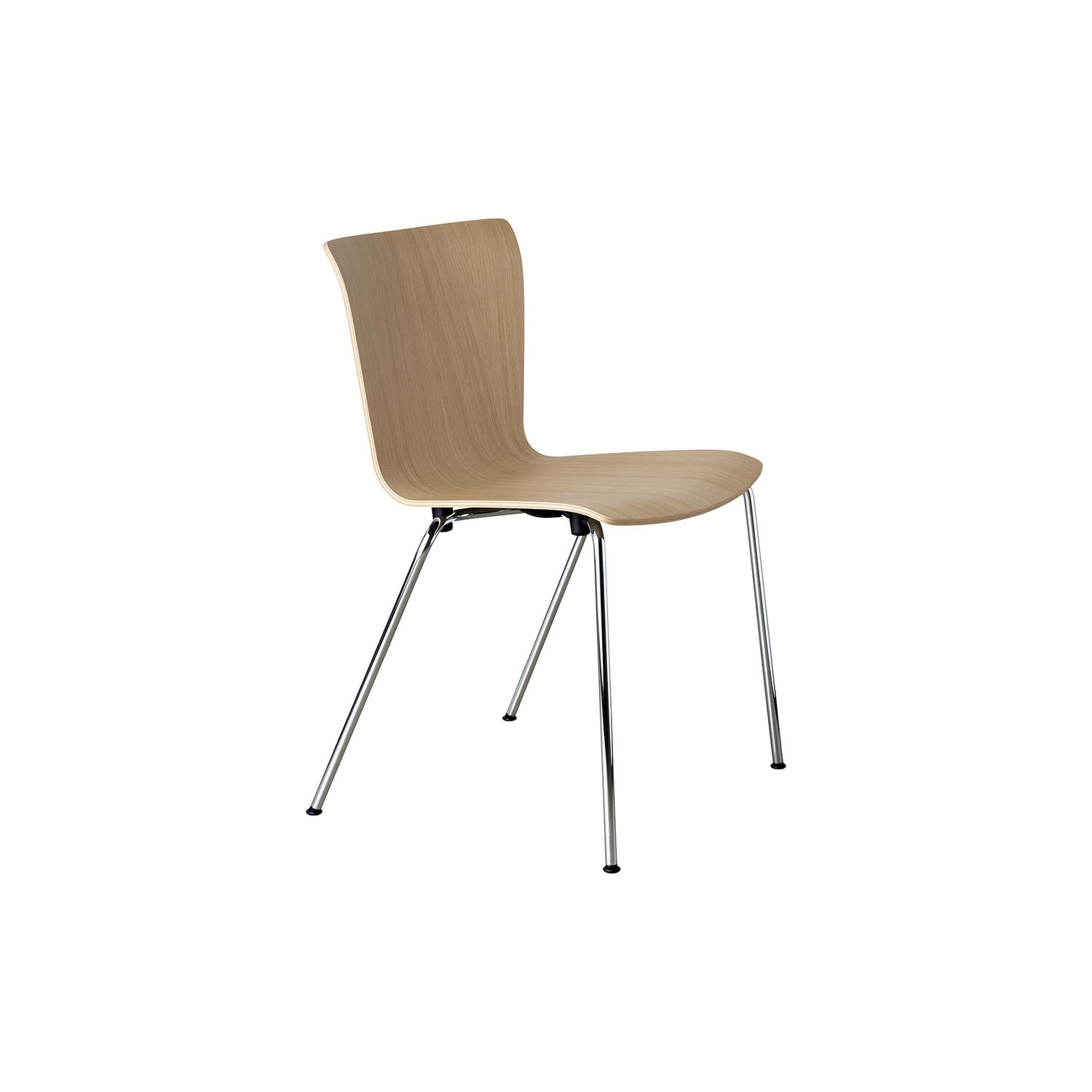 Vico Duo&trade; VM110 spisebordsstol, lakeret eg/krom