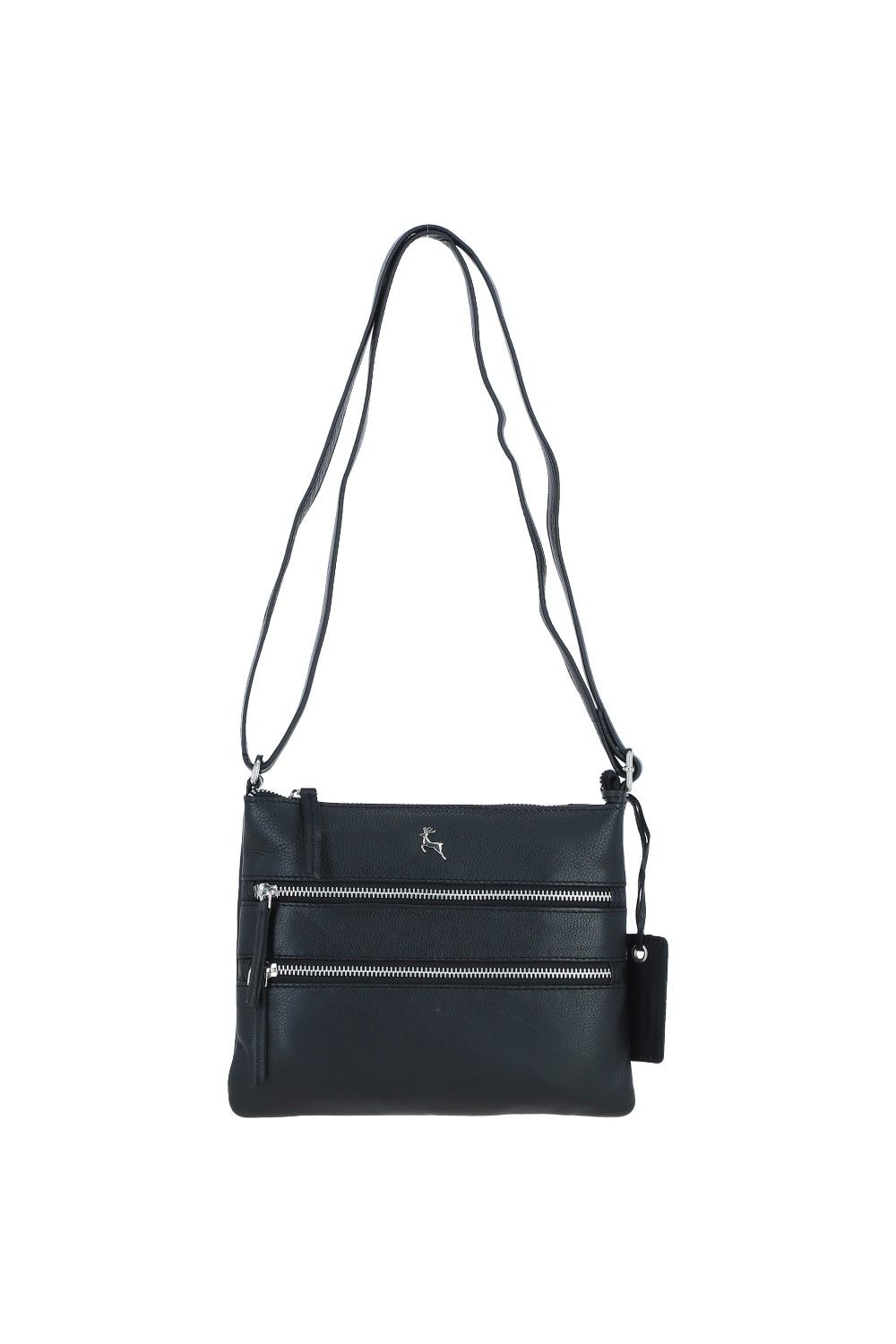 Ashwood Leather Ayr' Real Leather Crossbody Bag