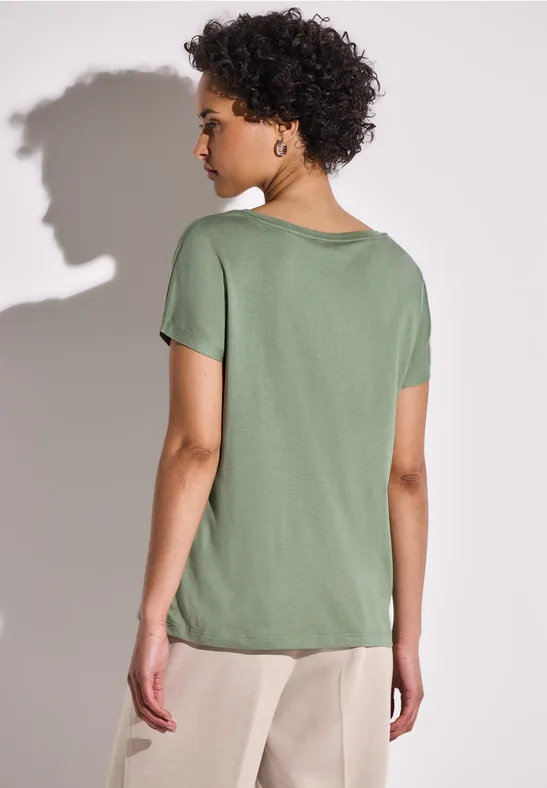 T-Shirt mit Folien Wording