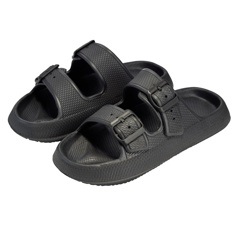 Sandales unisex 2 brides plastique noir 40/41
