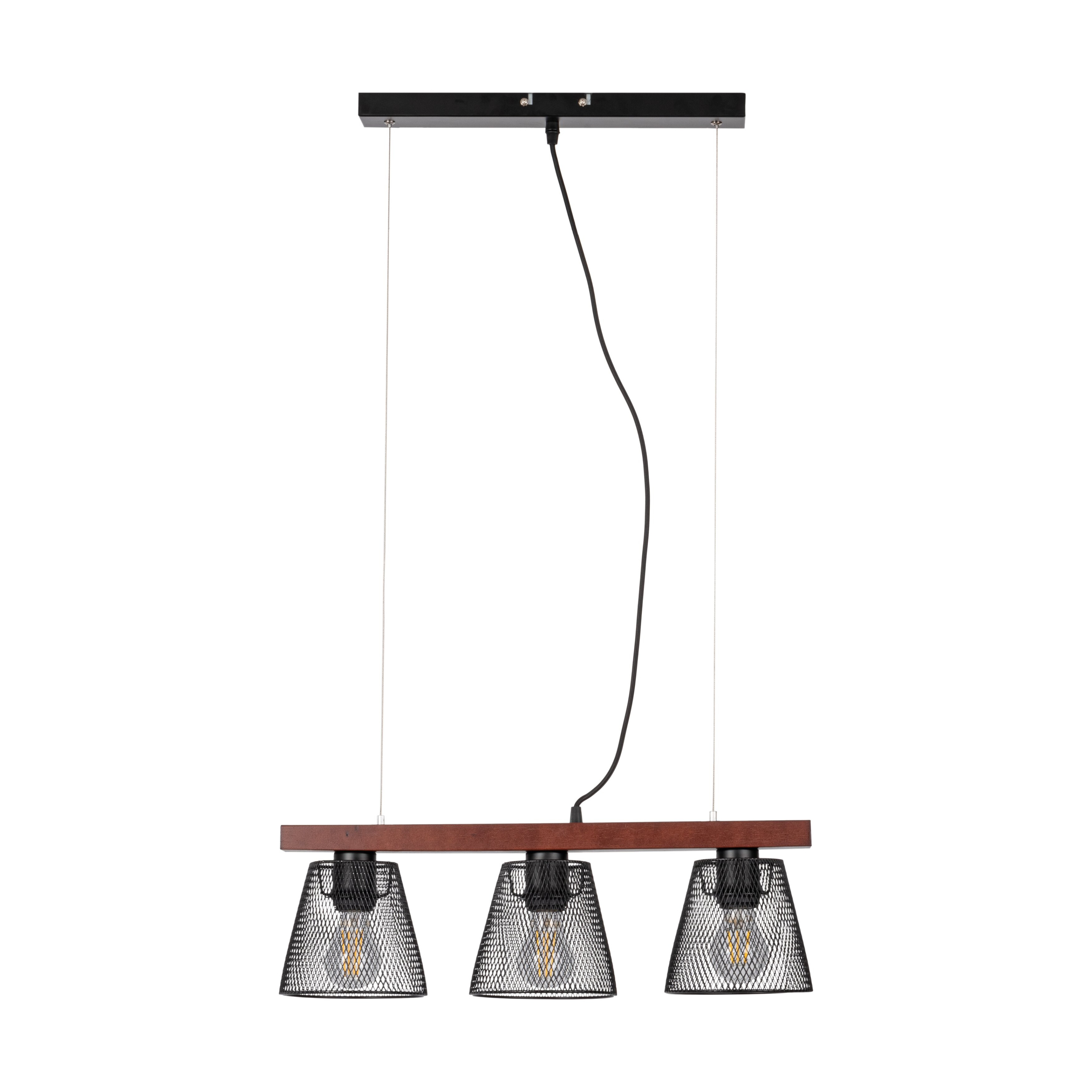 Lampa wisząca LightLogic LL DRAH C-I 3xE27 66233 3 punkty światła do