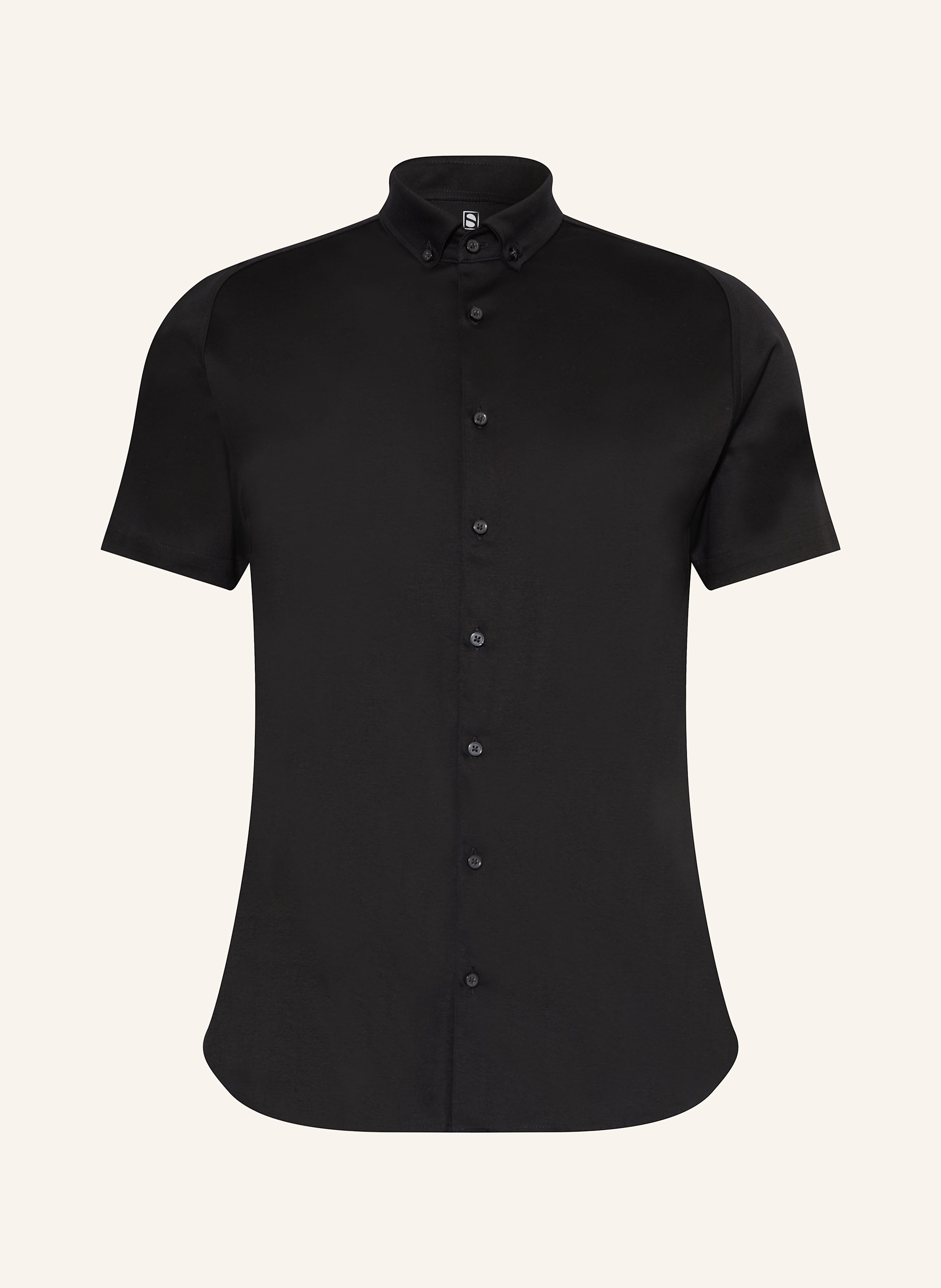DESOTO Kurzarm-Hemd Slim Fit aus Jersey