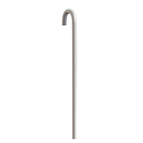 Pack 5 tiges métalliques blanches en U 2 mm pour Cimaise - Accessoire Cimaise Artiteq 100 cm