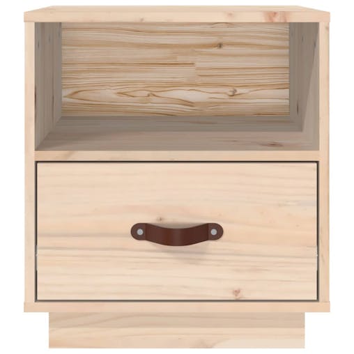 NNEVL Bedside Cabinets 2 pcs 40x34x45 cm Solid Wood Pine