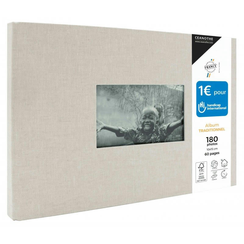 HANDICAP INTERNATIONAL - Album photo traditionnel Handicap International 180 photos 10x15 cm