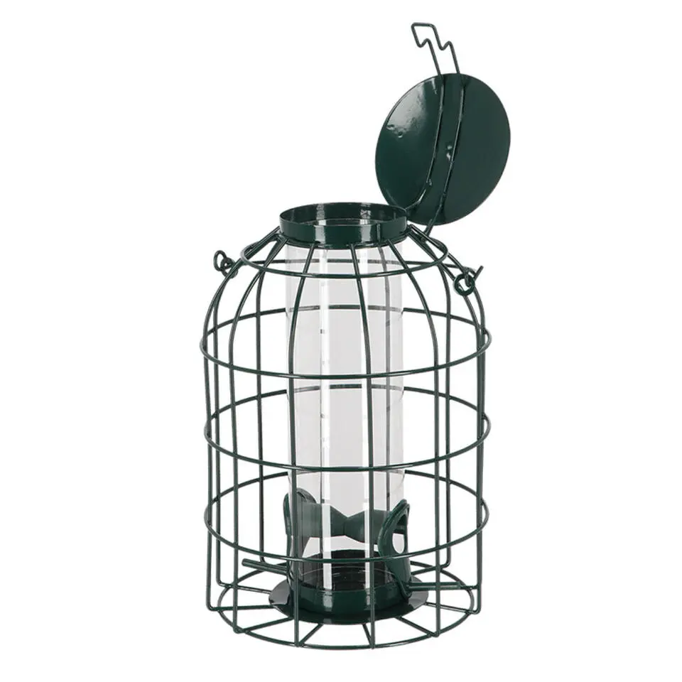 Best for Birds Selectieve zaadsilo Mees - staal - 16 x 24 cm