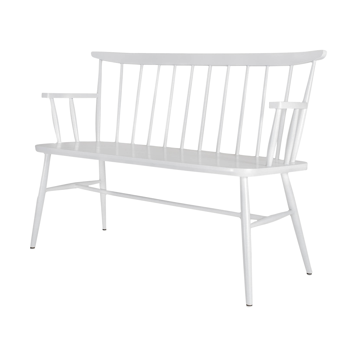 Fameg Laura houten eetkamerbank wit