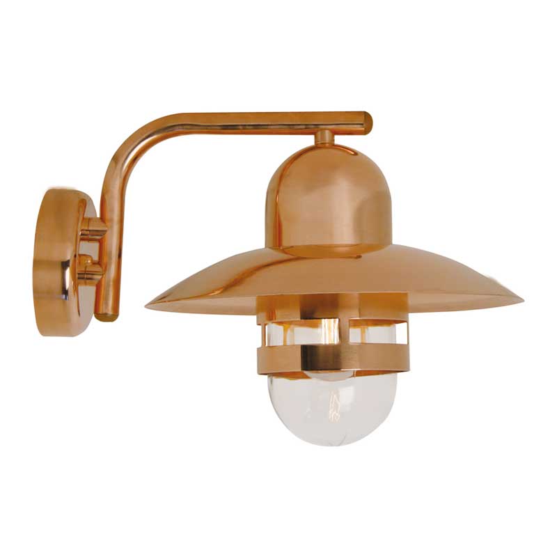 Nordlux Nibe Wandlamp Buiten | E27 | IP54 | Koper | Seaside