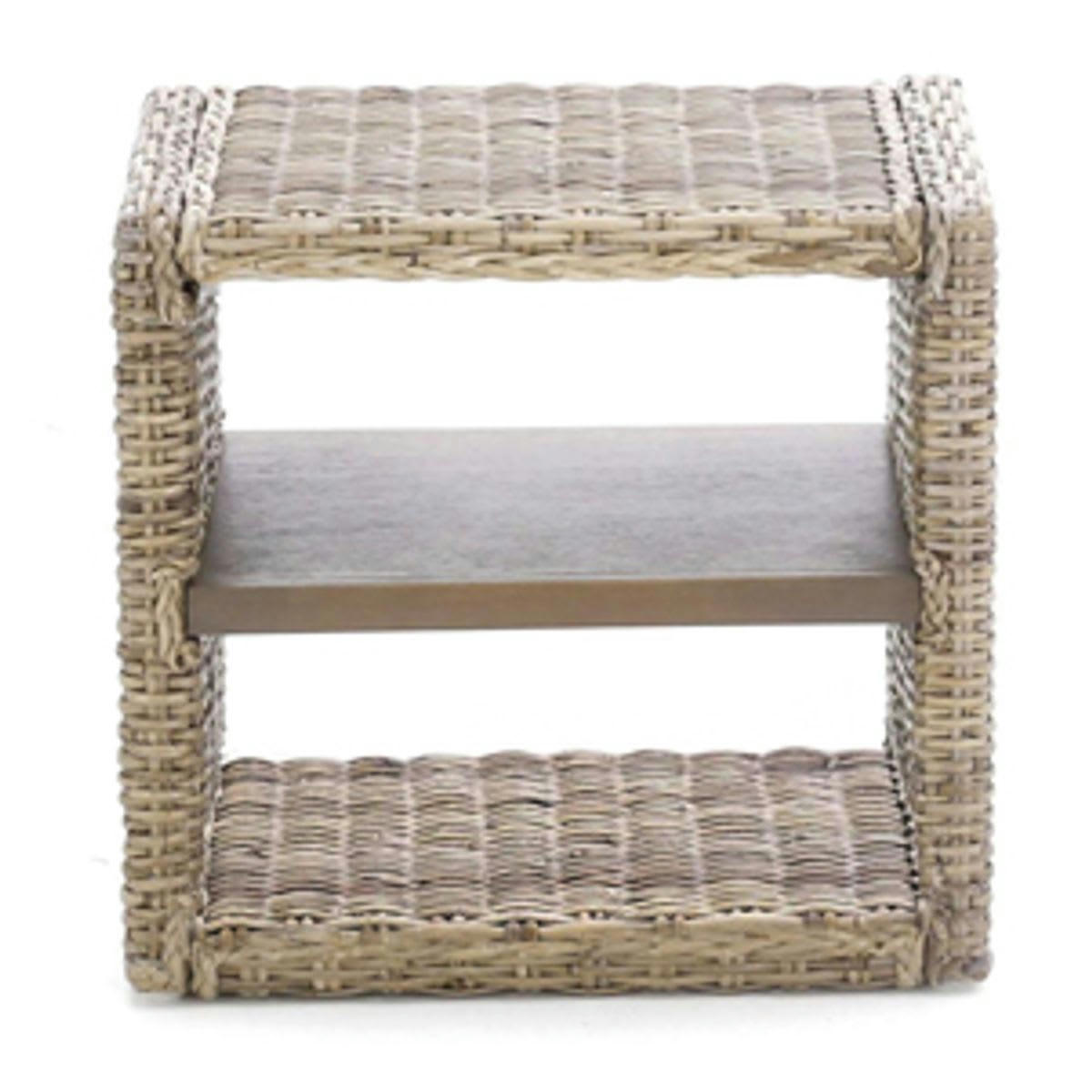 MIMPI - Table de chevet kubu et tablette en pin