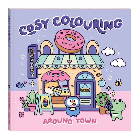 Cosy Colouring Around Town Colouring Book