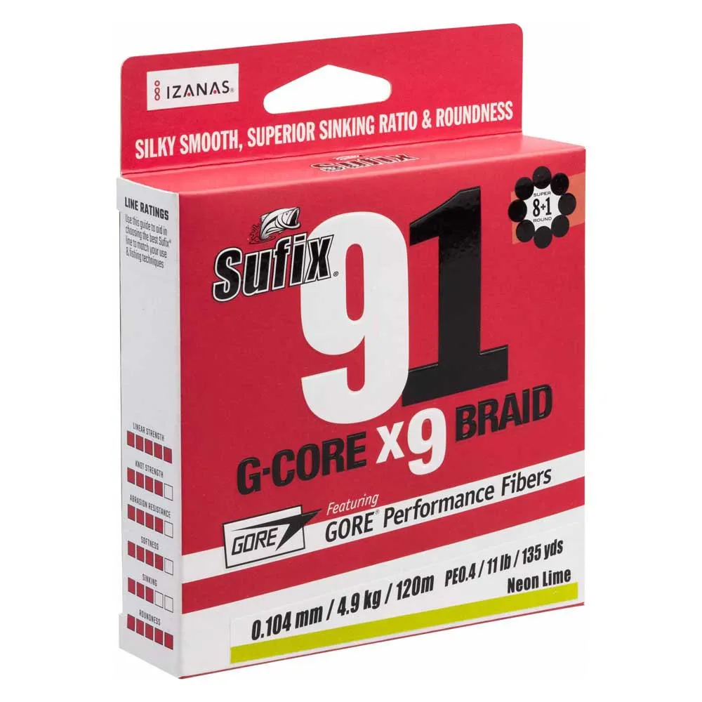 Sufix 91 150 m braided line