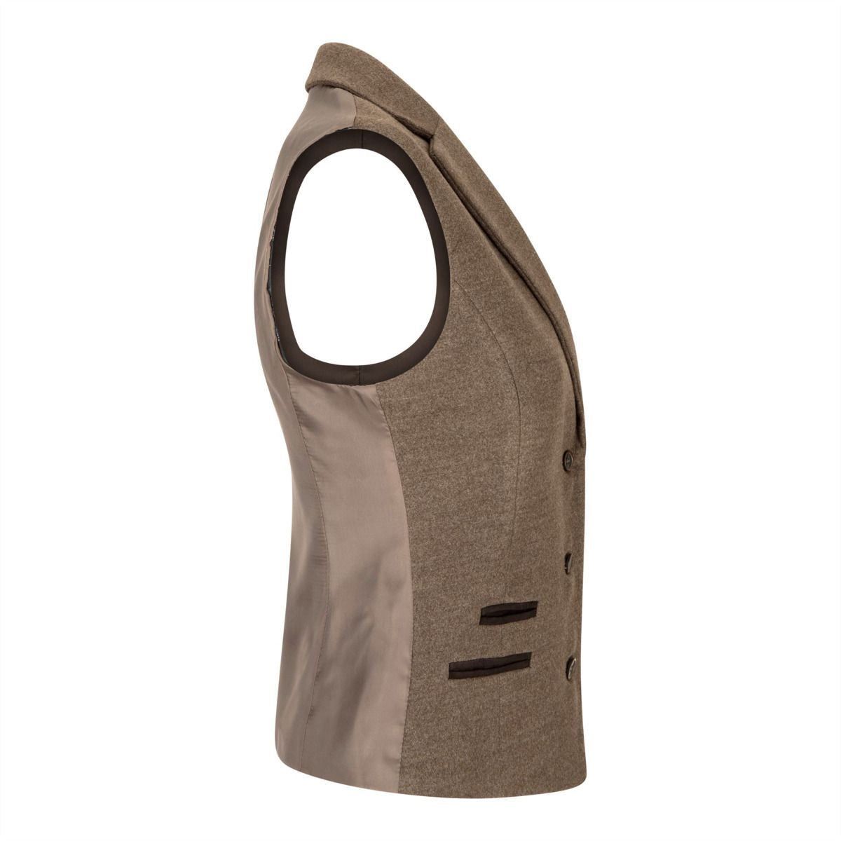 Infinity Leather Tweed 1920s Herringbone Waistcoat