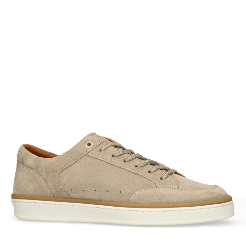 Manfield Beige suède sneakers