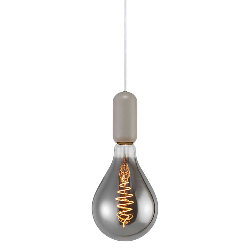 Nordlux Notti Hanglamp - Ø6cm - E27 - Grijs