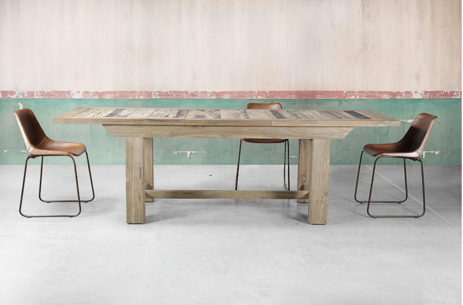 FORMER - Table de repas extensible en bois L 180