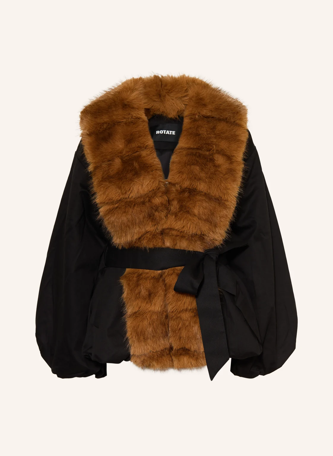 ROTATE Jacke mit Kunstfell