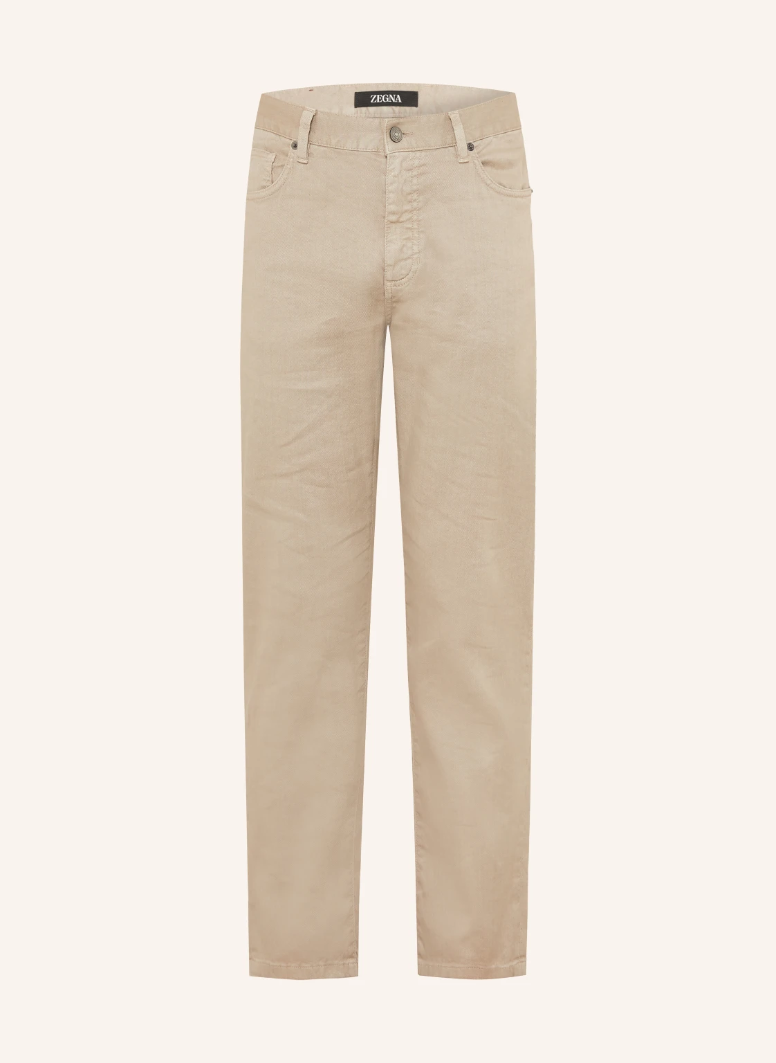 ZEGNA Hose Slim Fit mit Leinen