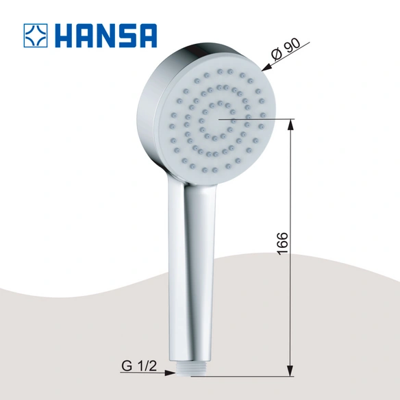 Handbrause, »HANSAPICO«, Ø 10 cm, chromfarben