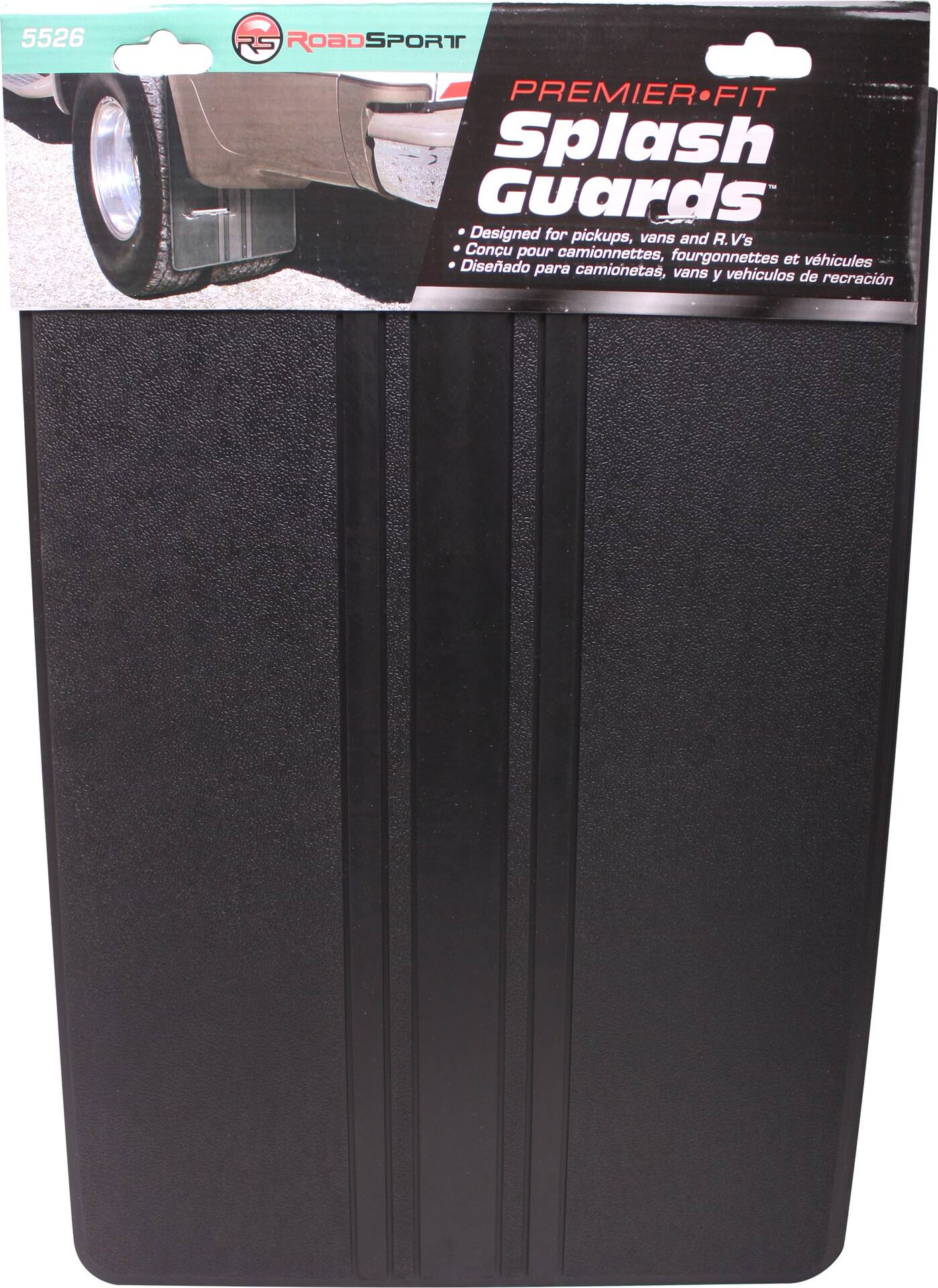 Black Mudguards, 12-in x 18-in